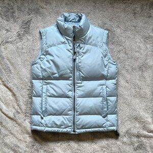 North End Down Filled Puffer Vest Powder Blue Women’s XS Athletic Outdoorsy Y2K